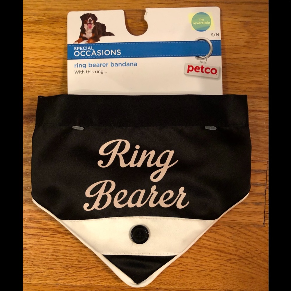 Dog Bling Bearer or Ring 💍 Bearer  NWT size S/M